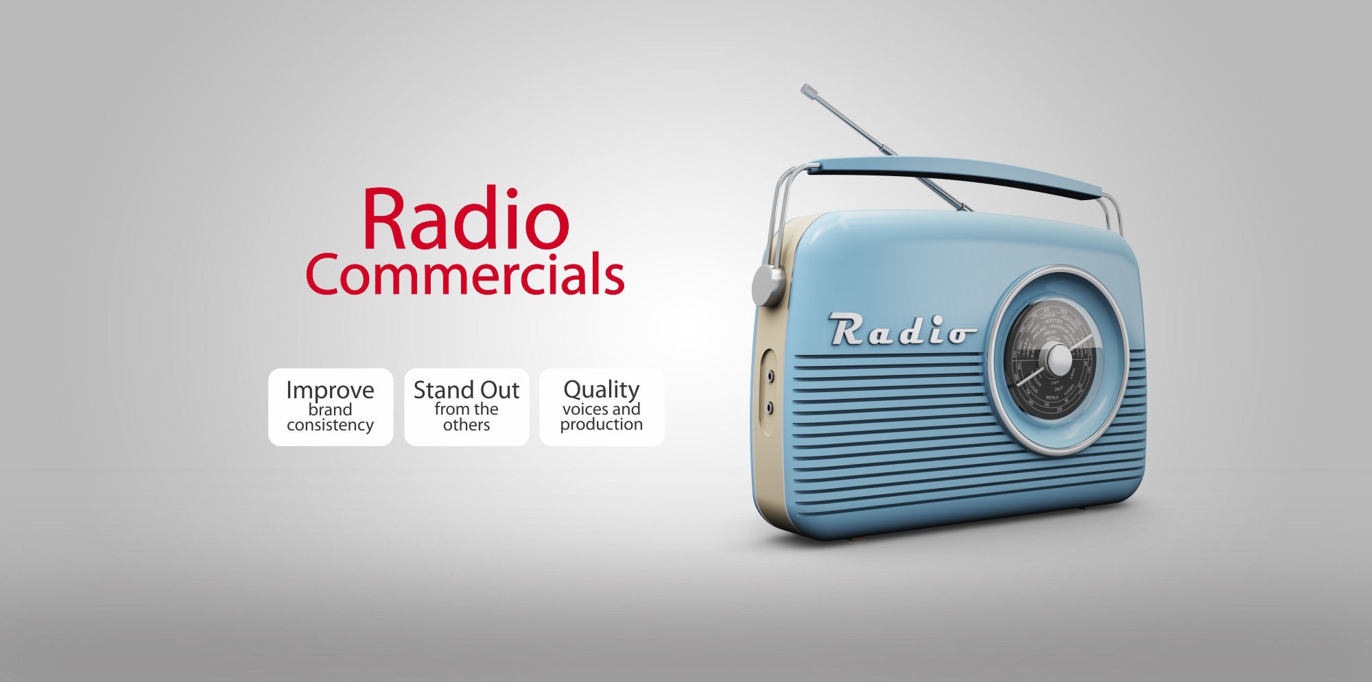 Radio Commercials Professional Voice Over Talent Hold Please